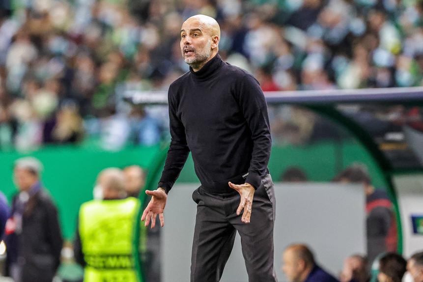 Equipa de Guardiola venceu os leões por 5-0 em Alvalade, em fevereiro de 2022