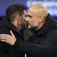 Simeone e Pep Guardiola