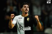 André Candeias apontou o golo que dá vantagem ao Farense no play-off. -Foto: SC FARENSE