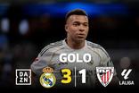 Pazes feitas? Mbappé volta a marcar pelo Real Madrid