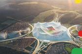 Estádio Hassan II, Casablanca, capacidade para 115, 000 espectadores  (caderno de candidatura FIFA ao Mundial 2030).