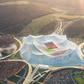 Estádio Hassan II, Casablanca, capacidade para 115, 000 espectadores  (caderno de candidatura FIFA ao Mundial 2030).