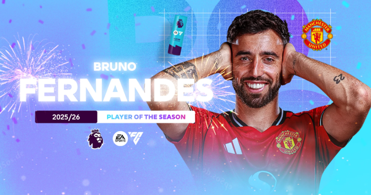 Bruno Fernandes eleito jogador da época da Premier League