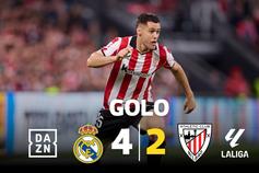 Izeta fechou noite de emoções no Bernabéu