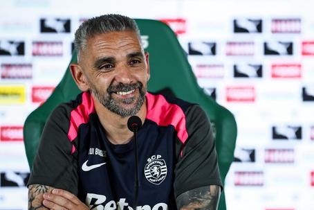 Rui Borges em conferência de imprensa de antevisão à final da Taça de Portugal - Foto: Sporting CP