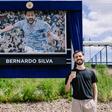 Mosaico de homenagem a Bernardo Silva - Foto: Manchester City/X