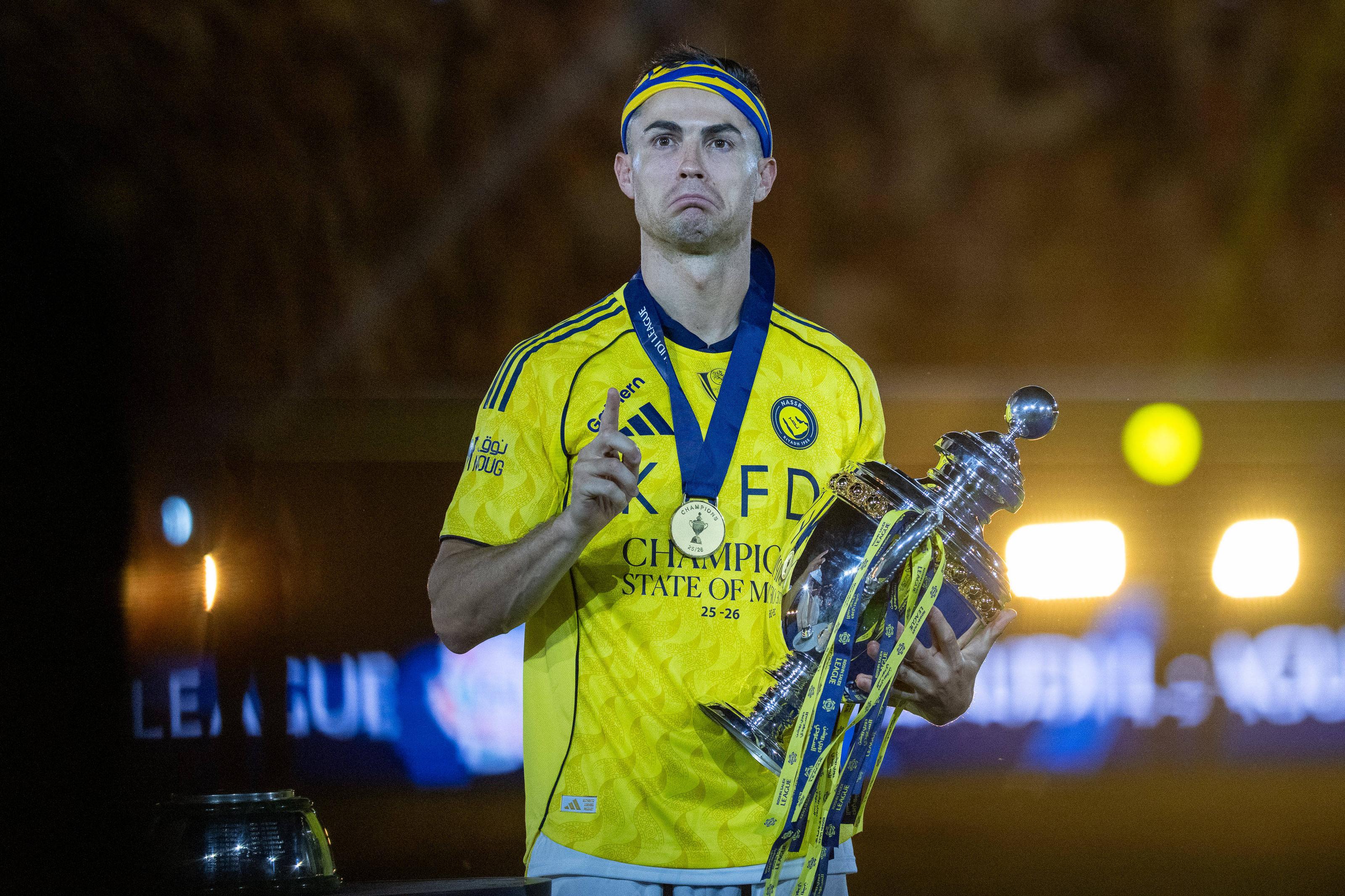 Cristiano Ronaldo sagrou-se campeão saudita no Al Nassr