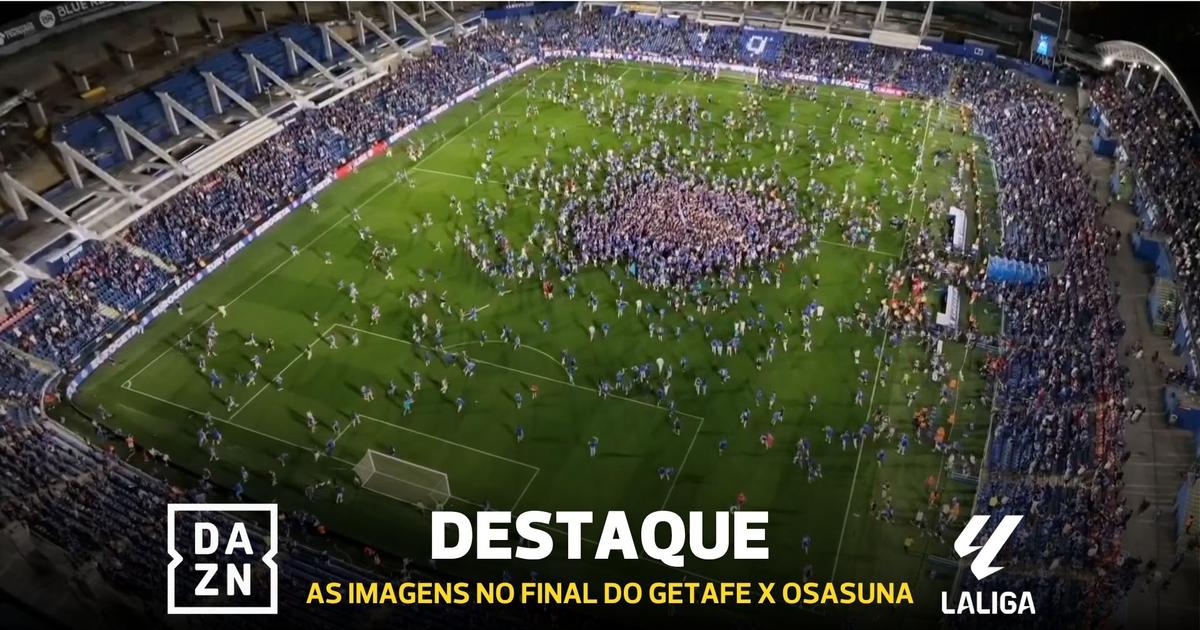 Getafe venceu, Osasuna perdeu, mas no fim... todos festejaram no relvado