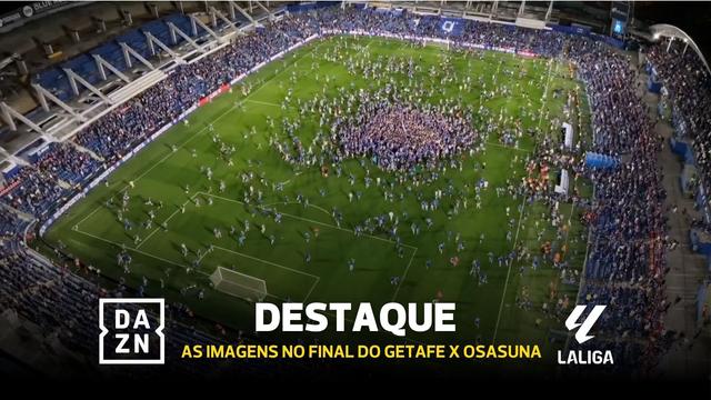 Getafe venceu, Osasuna perdeu, mas no fim... todos festejaram no relvado