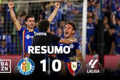 Getafe e Osasuna acabaram os dois a sorrir (resumo)