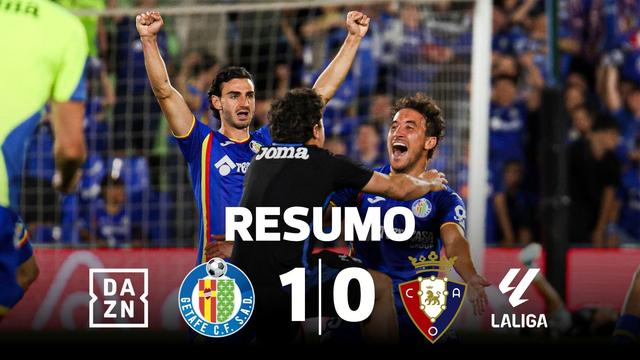 Getafe e Osasuna acabaram os dois a sorrir (resumo)