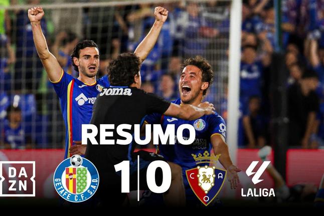 Getafe e Osasuna acabaram os dois a sorrir (resumo)
