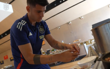 Vídeo: avançado ou 'masterchef'? Morata dá a receita