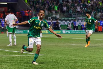 Estêvão William marca na vitória do Palmeiras de Abel Ferreira