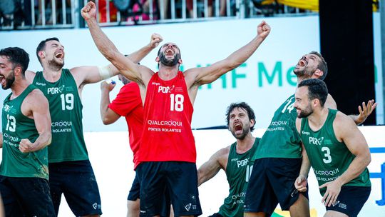 Seleção de andebol de praia conquista inédito bronze no Mundial