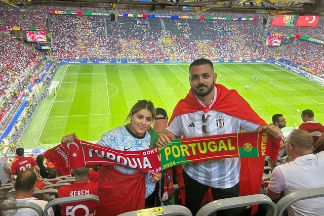 O casal que a vitória de Portugal sobre a Turquia (não) conseguiu afastar