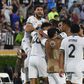 Jogadores do Botafogo a celebrarem o apuramento