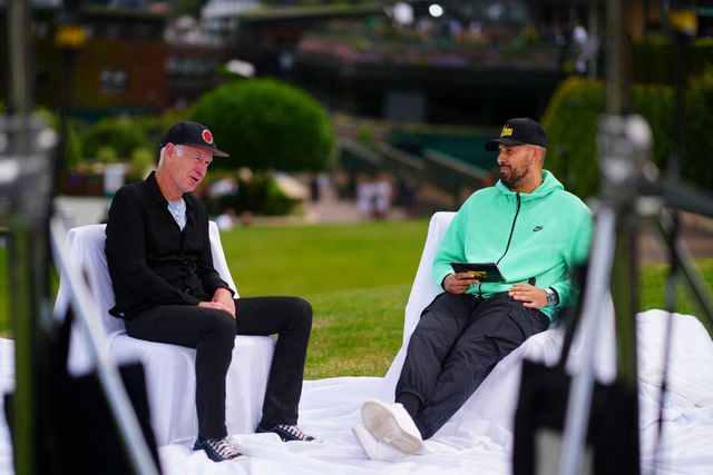 Nick Kyrgios aqui com John McEnroe