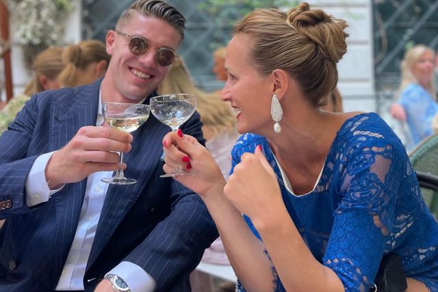 Casamento de Hjulmand: Gyokeres marcou presença, Varandas esteve representado pela esposa