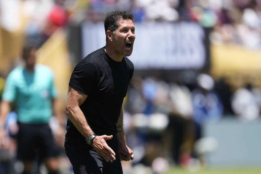Diego Simeone, treinador do Atlético Madrid (IMAGO)