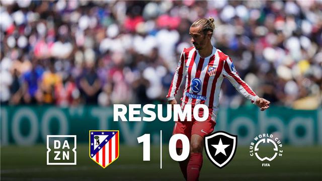 Atlético Madrid venceu, mas foi Botafogo (e PSG) quem sorriu (resumo)