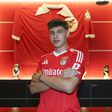 Jovem João Afonso renovou contrato com as águias Foto: SL Benfica