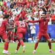 Cristiano Ronaldo liderou a vitória segura de Portugal - Foto: EPA/MIGUEL A. LOPES