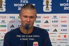 Haaland e os golos: «Tenho muita sorte, não sei o que estou a fazer»