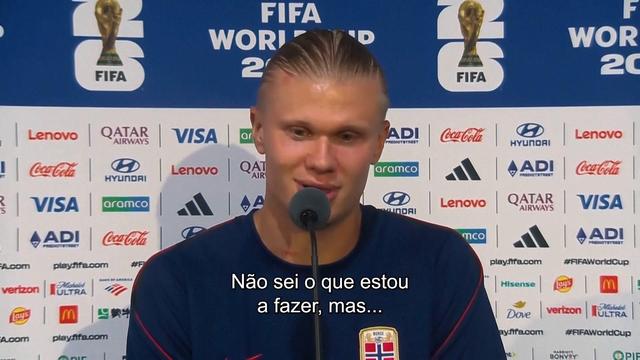 Haaland e os golos: «Tenho muita sorte, não sei o que estou a fazer»