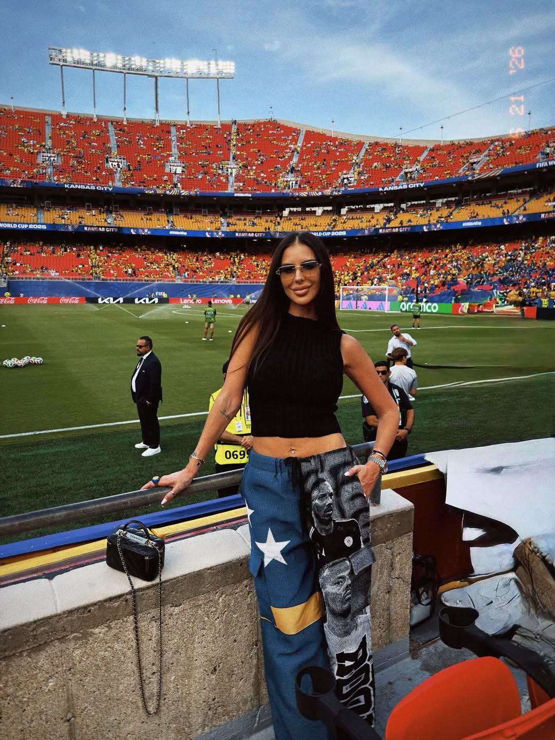 Zorana Jovanovic, mulher do guarda-redes de Curaçau, Eloy Room - foto Instagram
