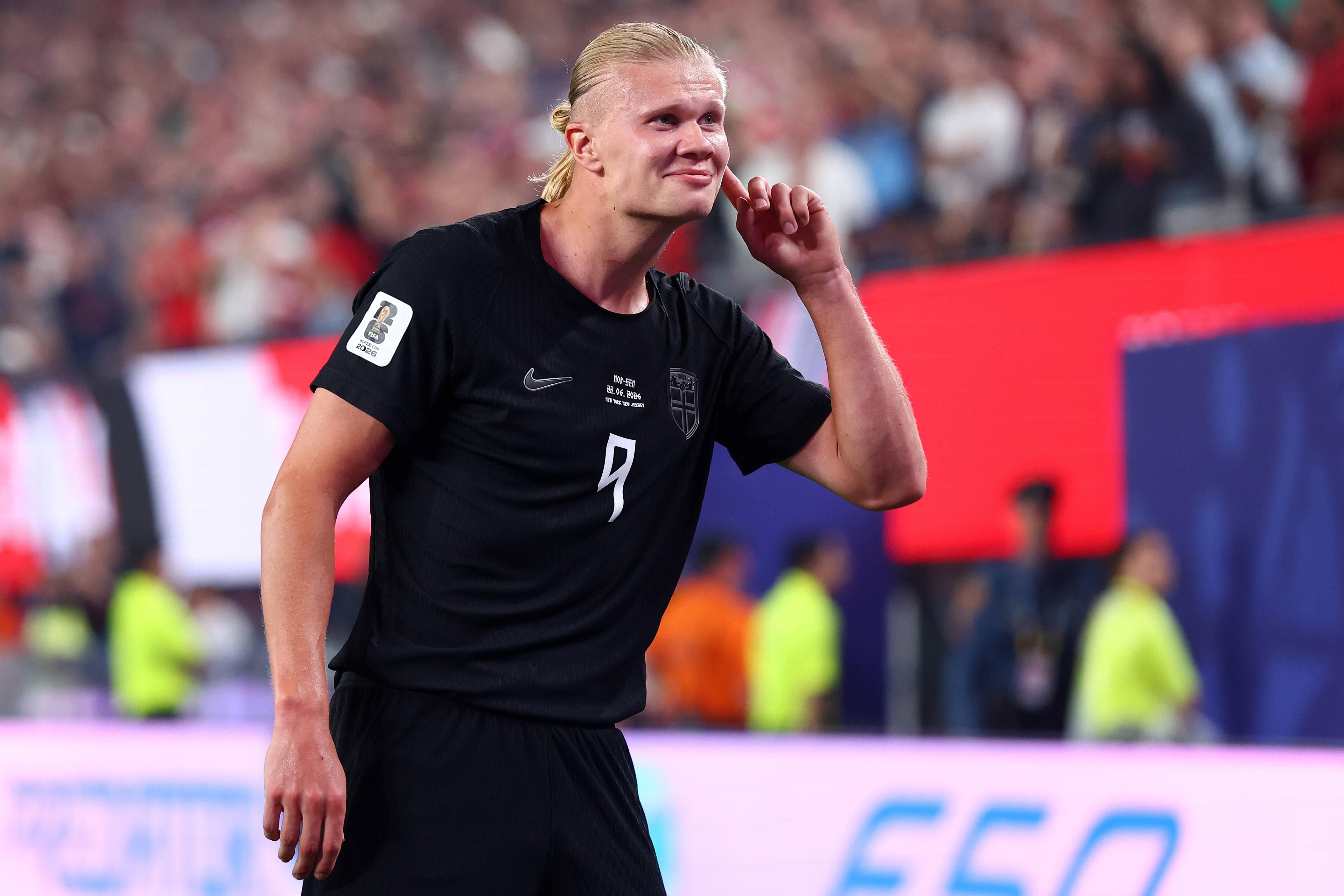 Erling Haaland leva 59 golos em 52 jogos pela Noruega