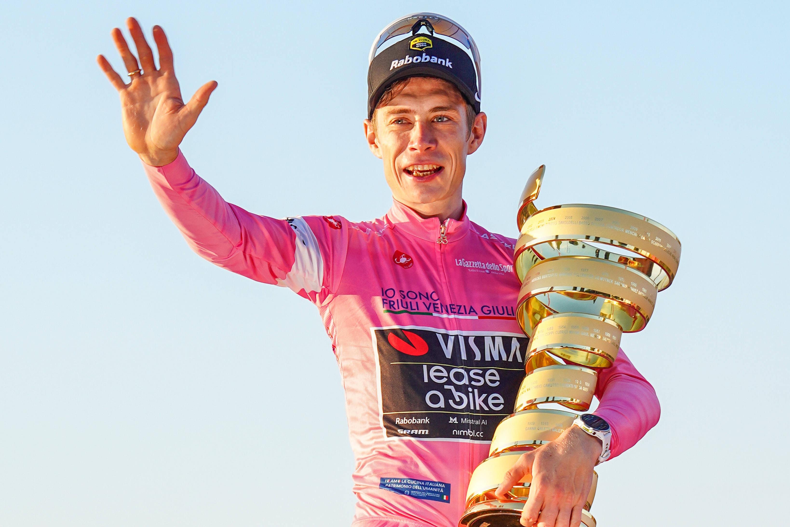 Após ter conquistado o Giro em maio, Jonas Vingegaard ambiciona vencer a Volta a França pela terceira vez      Fotografia Imago