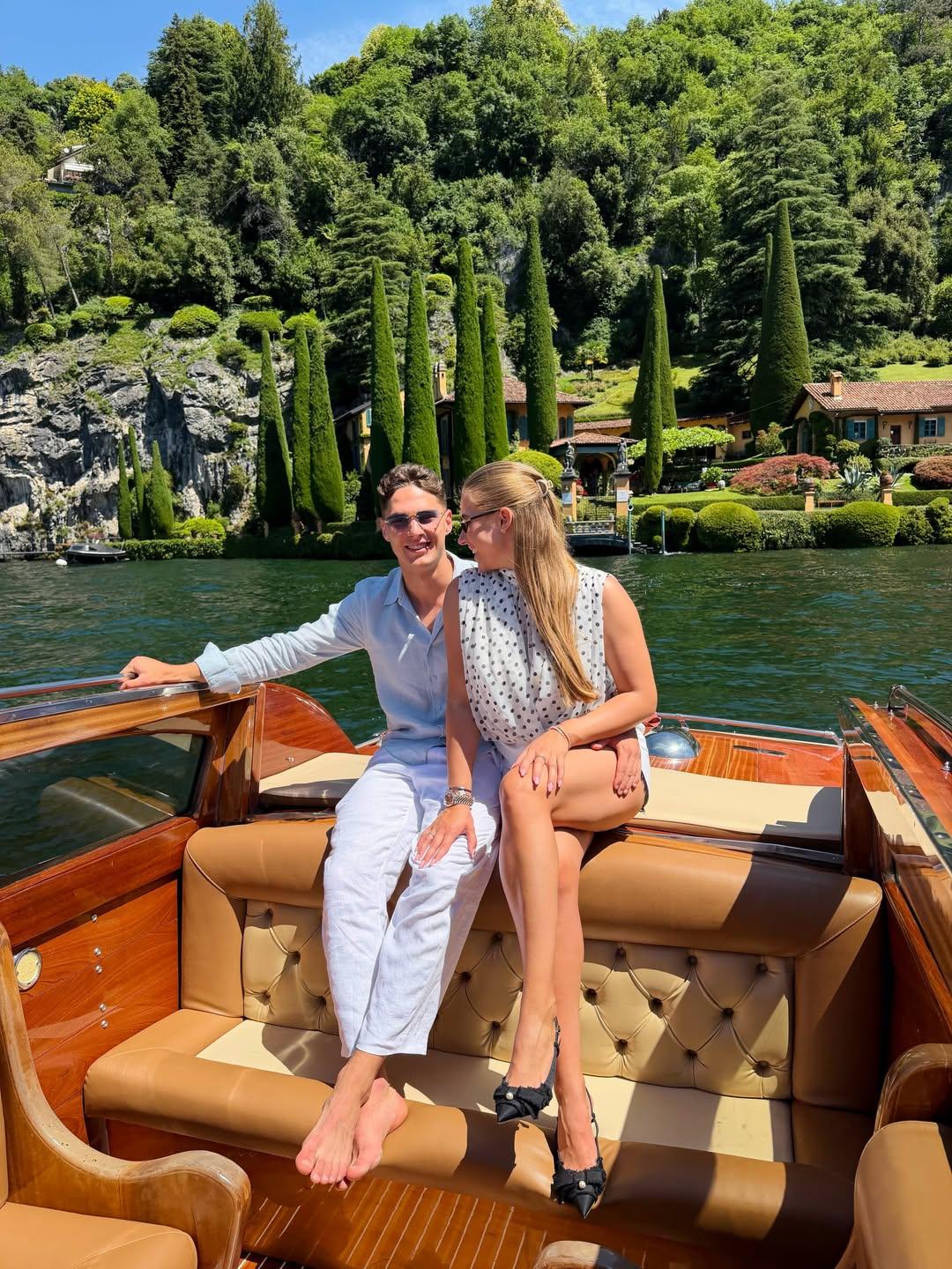Sudakov descansou após época complicada em Itália, na companhia da mulher - Foto: instagram