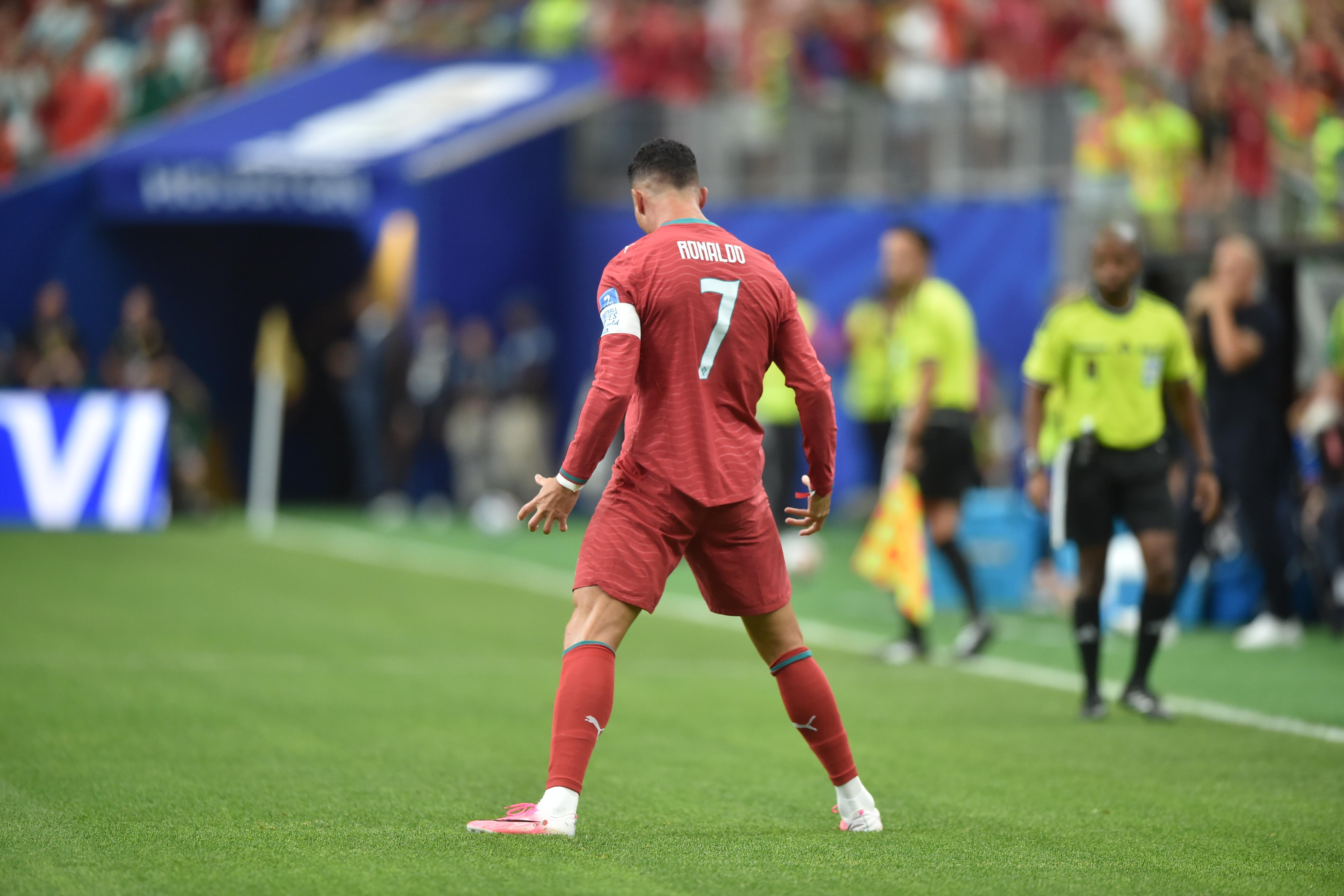 Cristiano Ronaldo tornou-se o primeiro jogador a marcar em seis Mundiais (foto: Miguel Nunes)