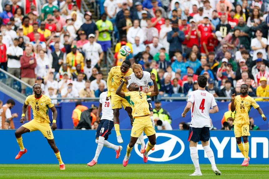 Partey tapou todos os caminhos para a área do Gana e assim a equipa de Carlos Queiroz conquistou um ponto frente a um dos favoritos - FOTO:IMAGO