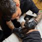 Fotos: Prestianni deixou-se tatuar por Di María e Otamendi