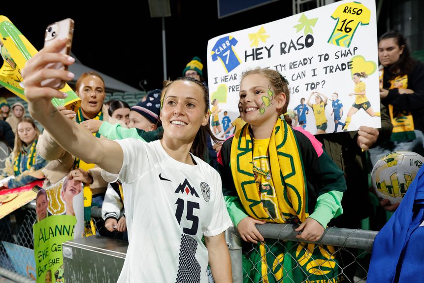 Hayley Raso, 30 anos, jogou 99 vezes pela seleção da Austrália