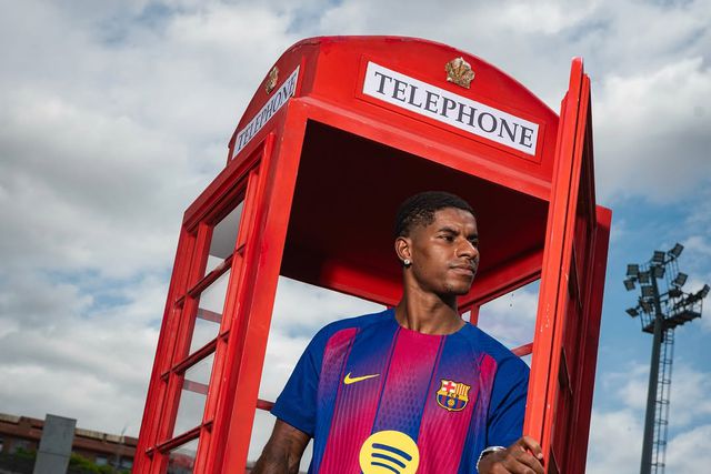 Rashford escolhe o número 14 no Barcelona em homenagem a Thierry Henry Foto: Instagram fcbarcelona