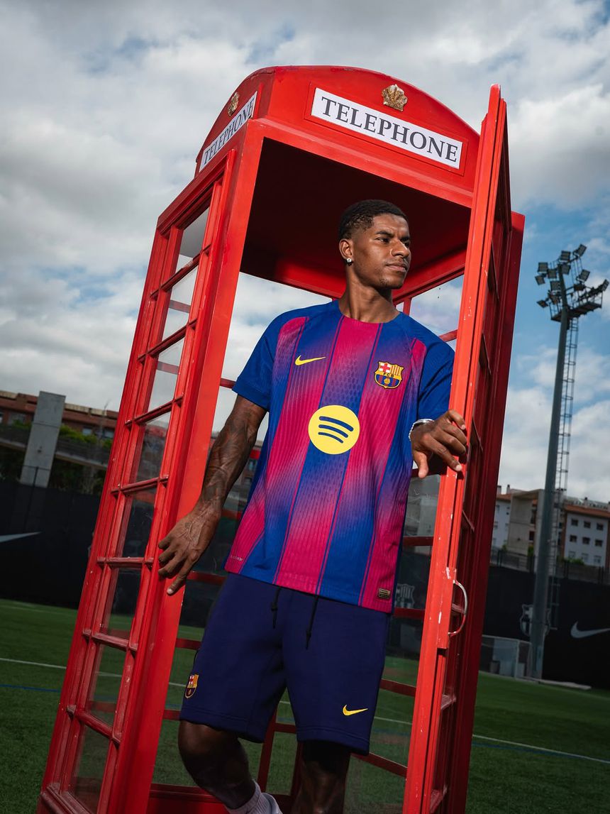 Rashford escolhe o número 14 no Barcelona em homenagem a Thierry Henry Foto: Instagram fcbarcelona