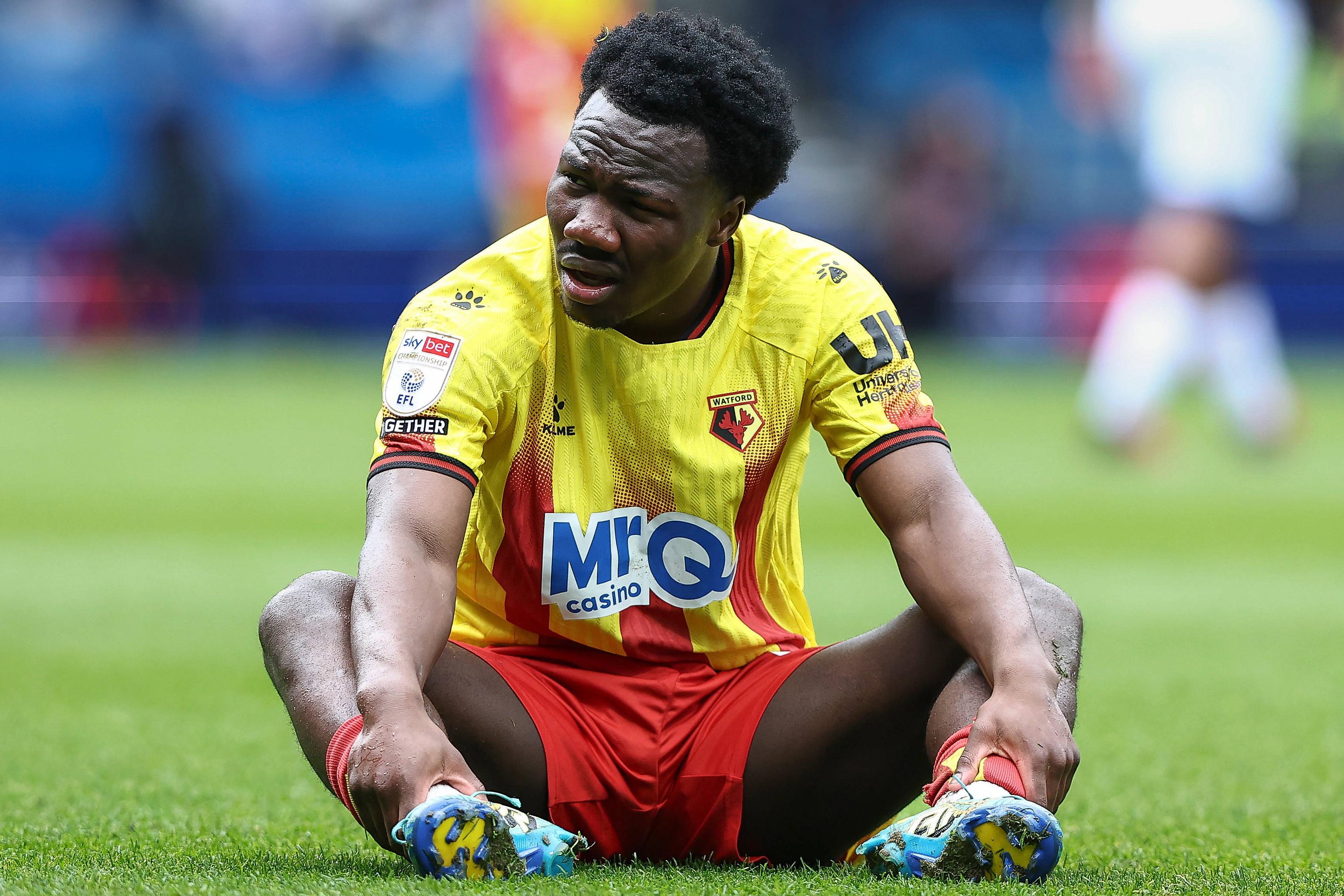 Nestory Irankunda, extremo de 20 anos, participou em 42 jogos do Watford na época passada, marcou quatro golos e fez quatro assistências - Foto: IMAGO