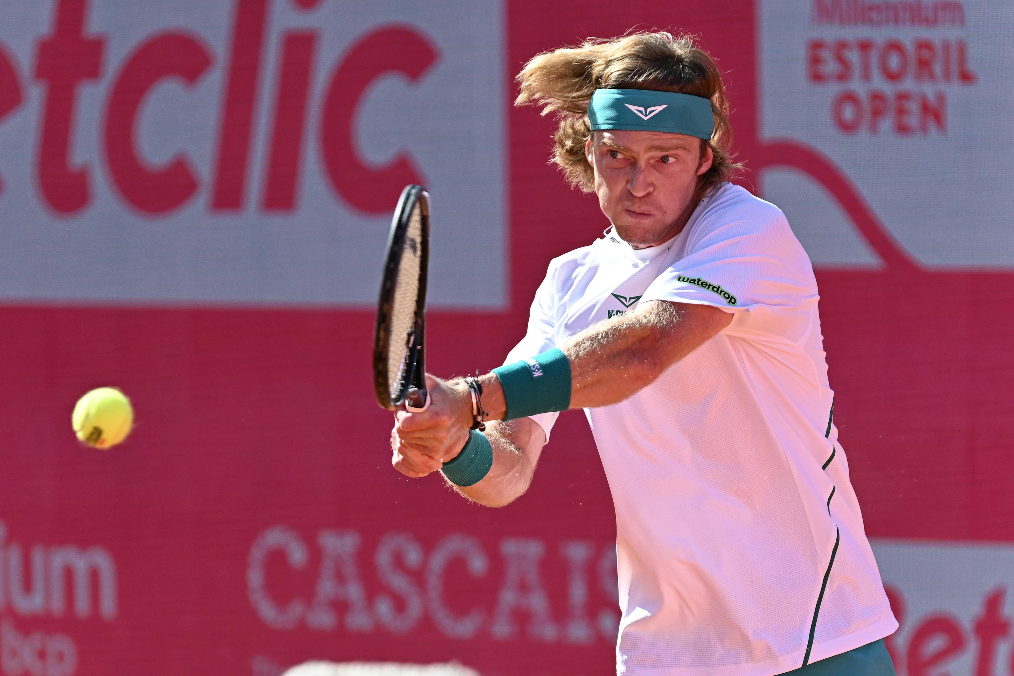 Tenista russo Andrey Rublev, primeiro cabeça de série