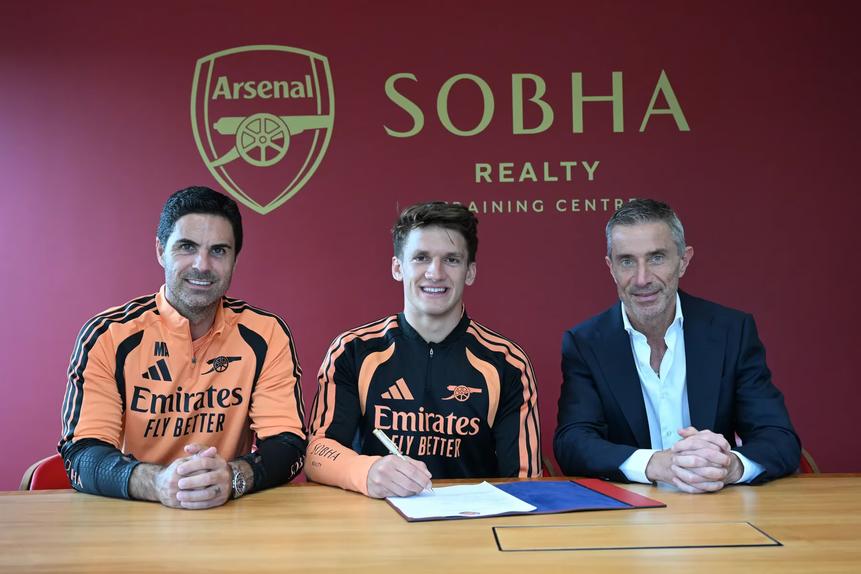 Tzolis é 'gunner' até 2031 - Foto: Arsenal