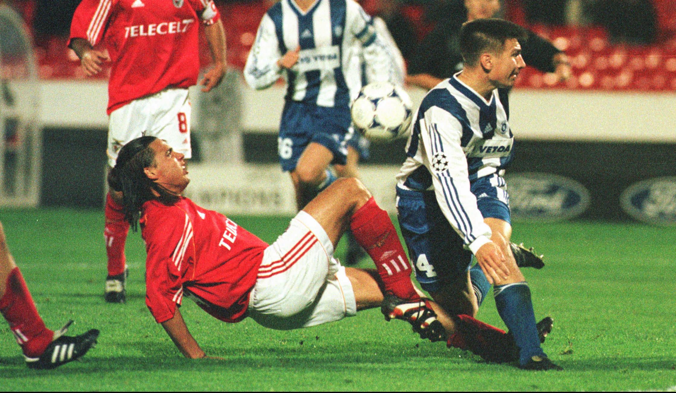 HJK 2-0 Benfica: fase de grupos da Champions League 1998/99. A equipa sueca somou quatro dos seus cinco pontos com o Benfica, que assim caiu nesta fase