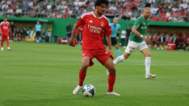 Miguel Figueiredo faz a 23 de julho a estreia pelo Benfica, contra o St. Gallen, com 17 anos, 11 meses e 22 dias de idade (IMAGO)