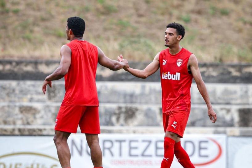 Hiago Santos tem estado em destaque na pré-época do Santa Clara. -Foto: SANTA CLARA