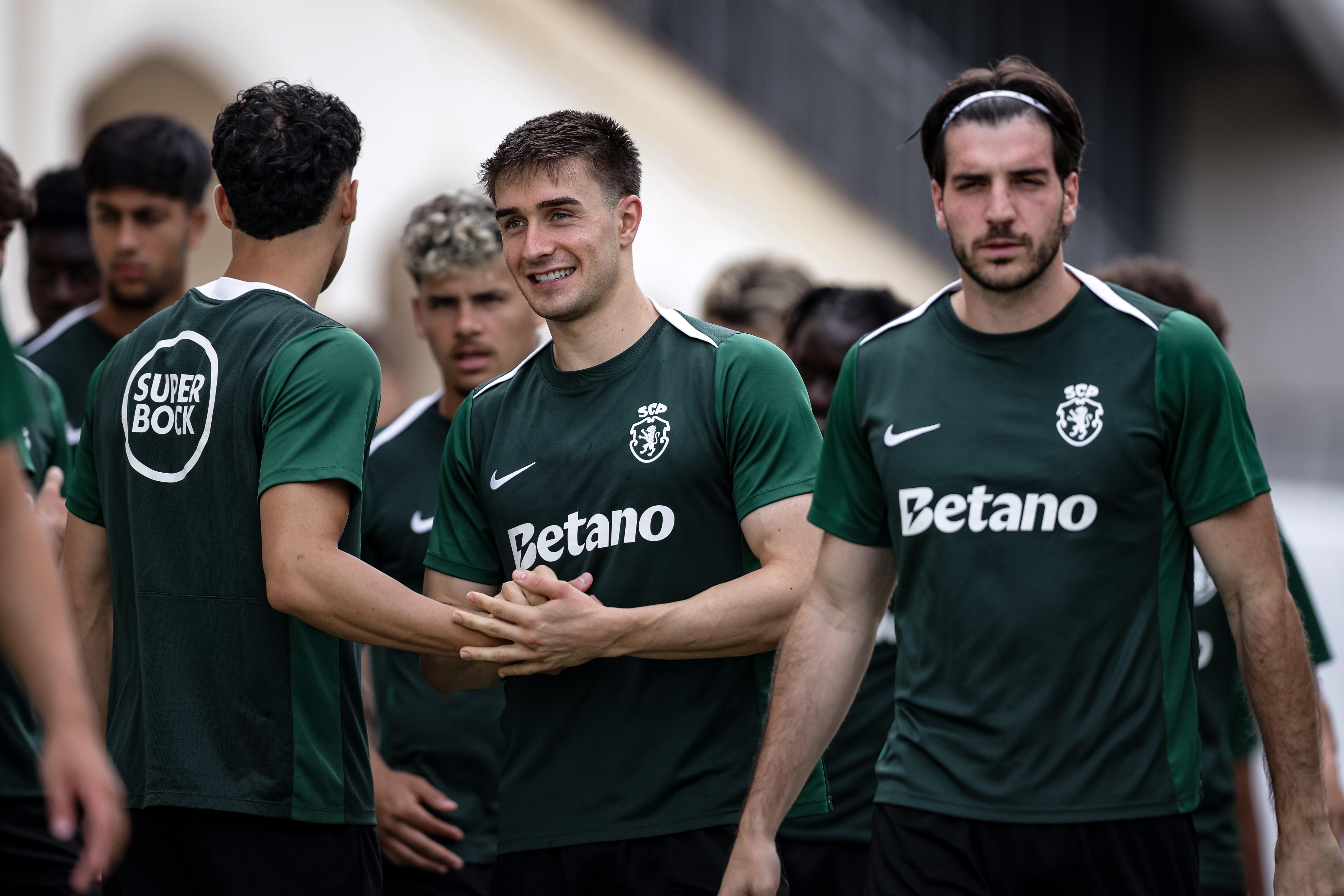 Fresneda já poderá ser opção para o duelo deste sábado com o Mónaco - Foto_ SPORTING CP