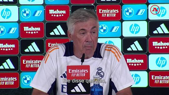 Carlo Ancelotti e a estreia de Mbappé no Bérnabeu: «Vai ser muito bonito para ele»