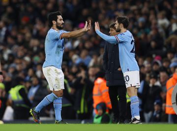 Foto: família de Bernardo Silva felicita regresso de Gundogan ao Man. City com prenda especial