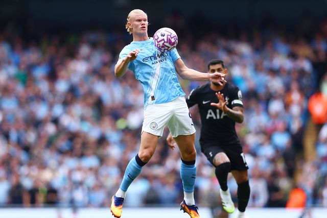 Haaland no Man. City-Tottenham (IMAGO)