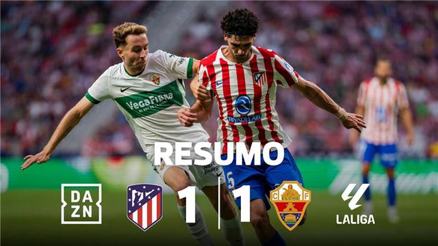 Atlético Madrid volta a marcar passo (resumo)